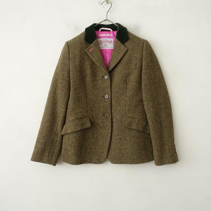 ポールスミス Paul Smith Women *Harris Tweed ベルベット上衿