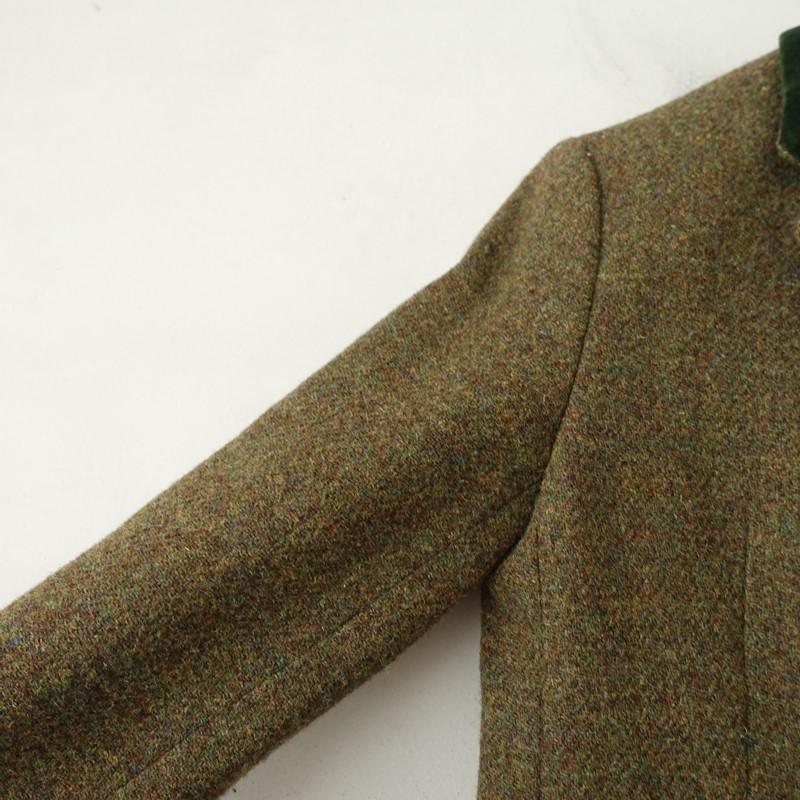 ポールスミス Paul Smith Women *Harris Tweed ベルベット上衿