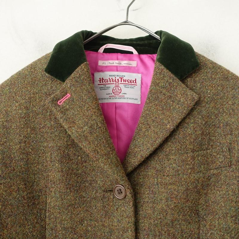 ポールスミス Paul Smith Women *Harris Tweed ベルベット上衿