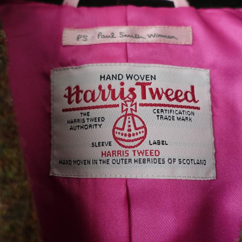 ポールスミス Paul Smith Women *Harris Tweed ベルベット上衿