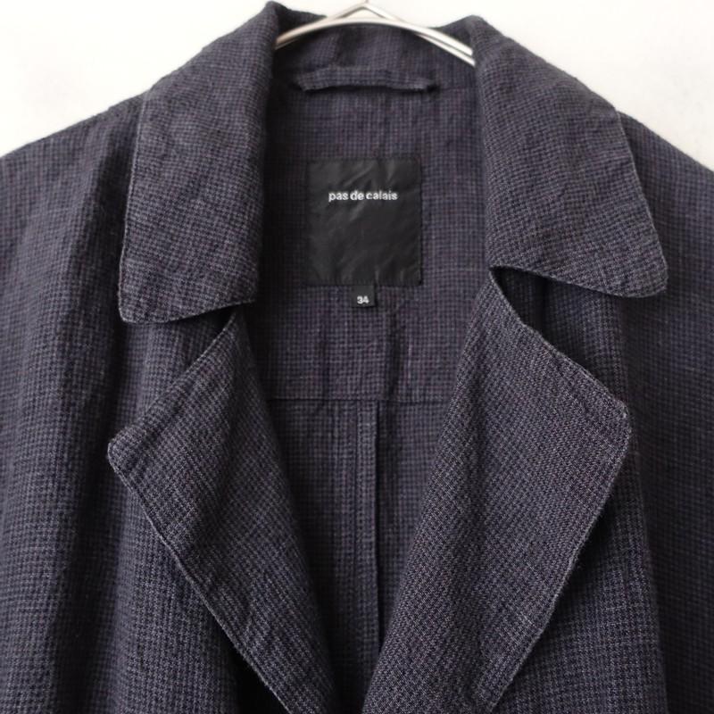 pas de calais（パドカレ） 【定価6.5万】パドカレ *リネン千鳥格子