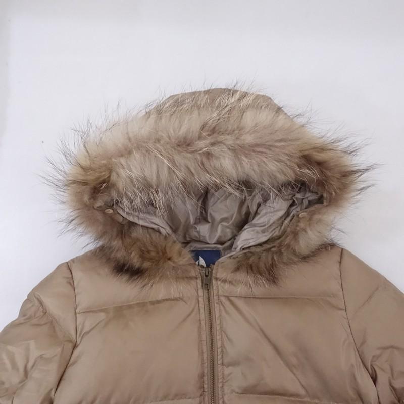 michel beaudouin ミシェルボードワン *ファー付きフーディダウン