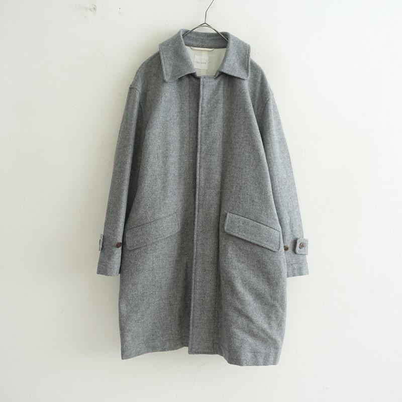 TOUJOURS（トゥジュー） *ウールツイードオーバーサイズステンカラー
