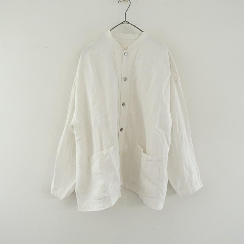 nest Robe（ネストローブ） *リネンスタンドカラーシャツジャケット*F