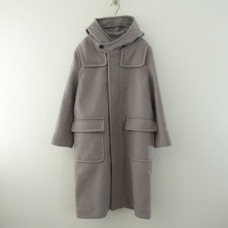 Ataraxia アタラクシア *シルキーダッフルコート*1ライトグレーウール