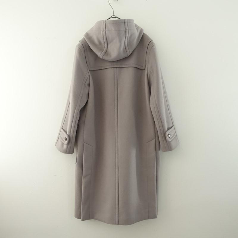 Ataraxia アタラクシア *シルキーダッフルコート*1ライトグレーウール