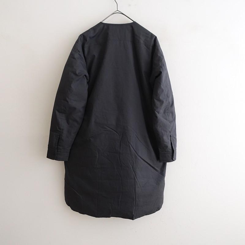 【新品・未使用】ゴーシュ　ノーカラーコート ゴーシュ 【定価7.5万】ゴーシュ *ブロードノーカラーダウンシャツ