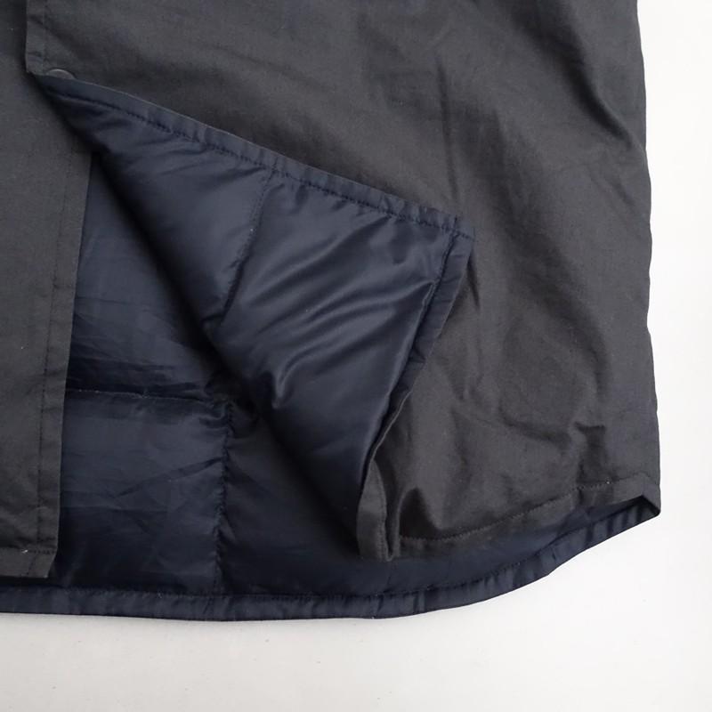 ゴーシュ 【定価7.5万】ゴーシュ *ブロードノーカラーダウンシャツ