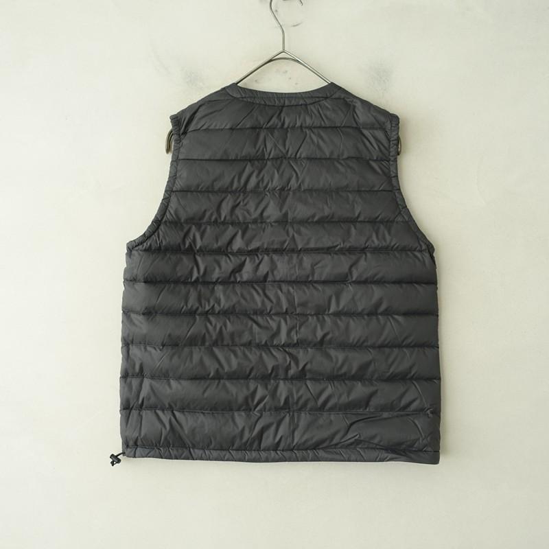 Danton（ダントン） *インナーダウンベスト*36ナイロンVネックスナップ