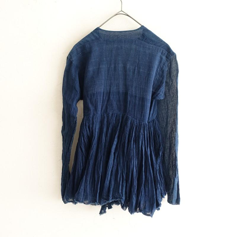ドーサ DOSA リサイクルポリエステルフリースジャケット 2 dosa ドーサ *Hand Dyed with natural indigo ラバリジャケット*2