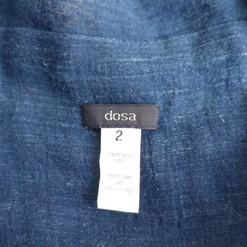 dosa シルクパンツ インディゴ手染め 【公式通販】
