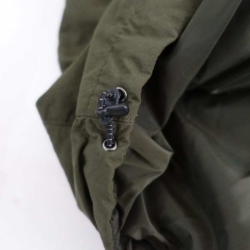 ジョンブル Johnbull *ノーカラー切替えダブルジッパーダウンコート*M