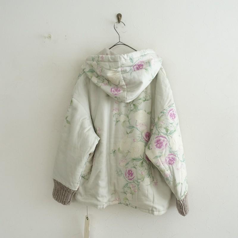 【未使用/2025AW/定価9.4万】ネイティブヴィレッジ NATIVE VILLAGE*キルトブルゾンa silent poem*Fフード付(jk2-2604-309)【41E62】の画像