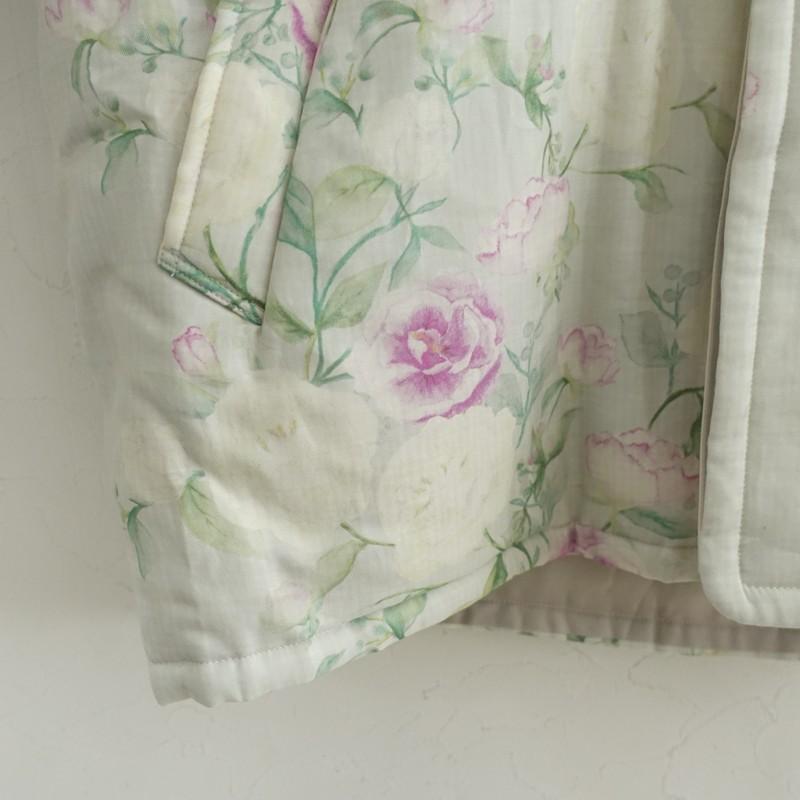 【未使用/2025AW/定価9.4万】ネイティブヴィレッジ NATIVE VILLAGE*キルトブルゾンa silent poem*Fフード付(jk2-2604-309)【41E62】の画像