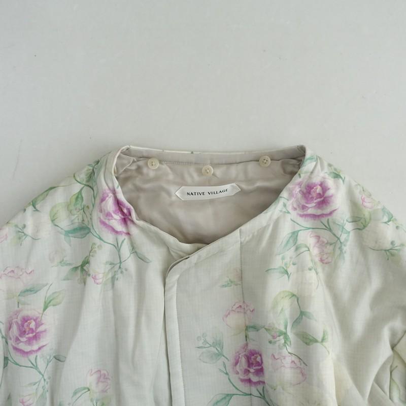 【未使用/2025AW/定価9.4万】ネイティブヴィレッジ NATIVE VILLAGE*キルトブルゾンa silent poem*Fフード付(jk2-2604-309)【41E62】の画像