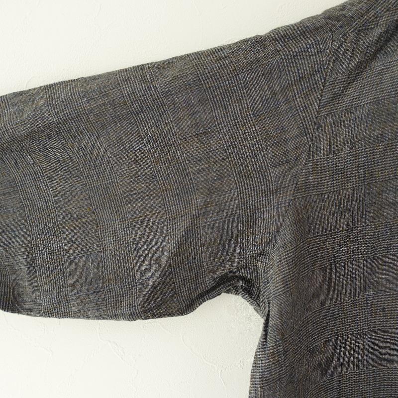 ジャーナルスタンダードラックス　グレンチェックリネン コモドジャケット 定価3万】ジャーナルスタンダード ラックス*グレンチェック