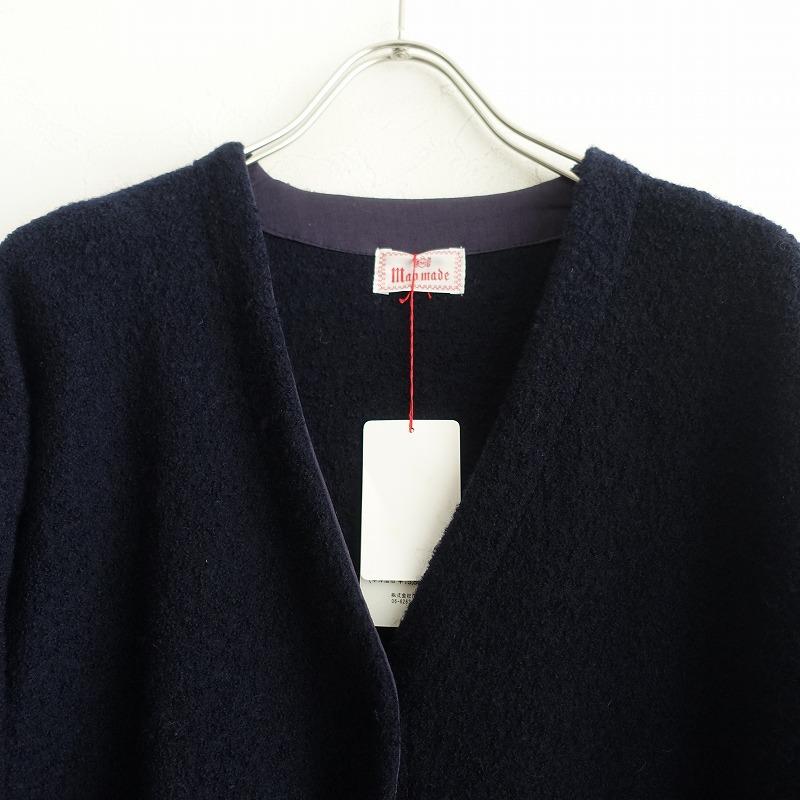 mao made マオメイド 丸襟 圧縮ウールコート mao made (マオメイド) 圧縮ウールモックネックコート