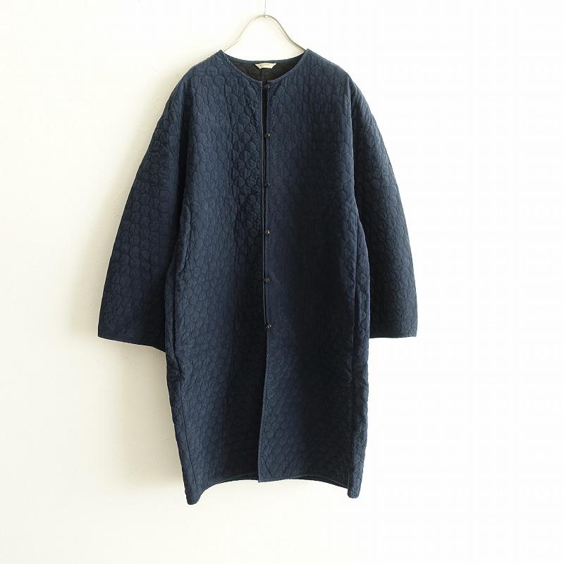 アーツ&サイエンス ARTS&SCIENCE *キルティングコート*中綿ネイビー紺  