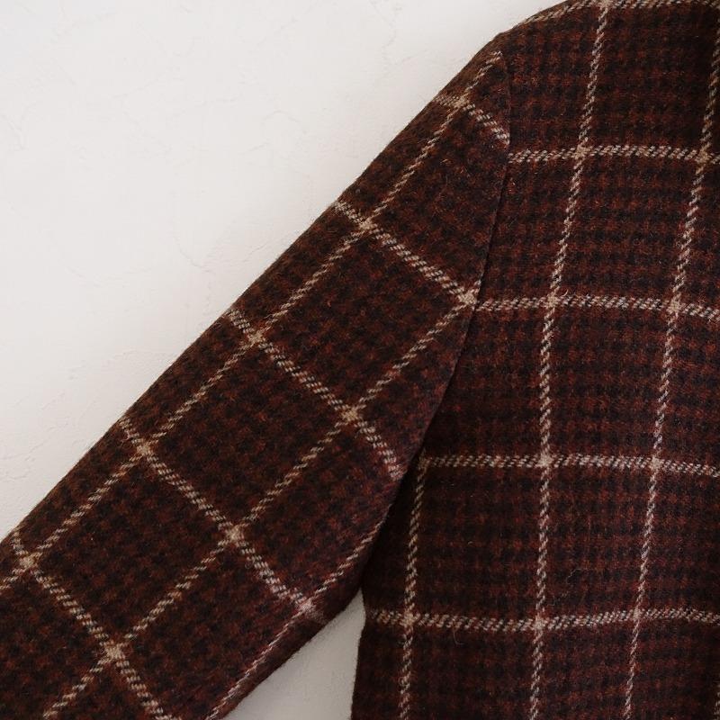 //【定価13.2万】マーガレットハウエル×ハリスツイード MARGARET HOWELL×Harris Tweed *チェックコート*2(jk25-2401-80)【72A42】｜drop-kaitori｜03