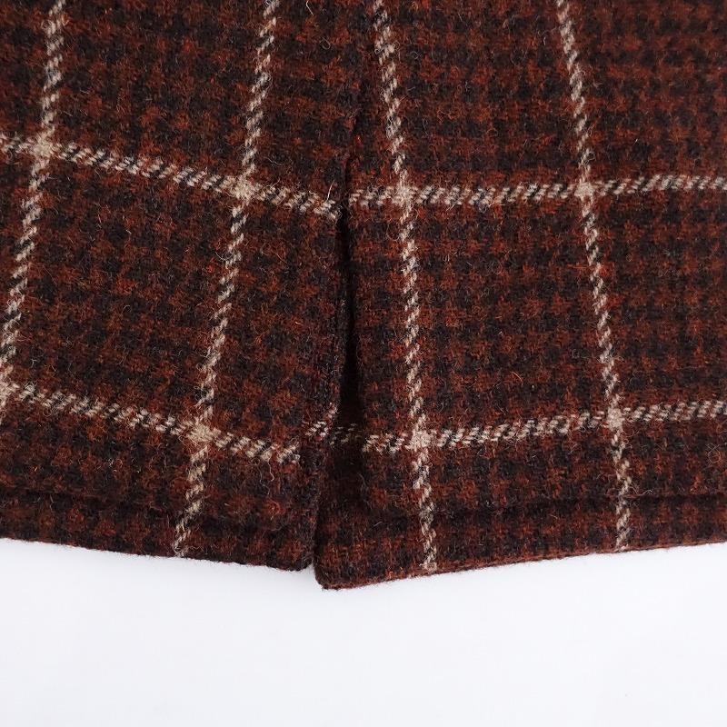 //【定価13.2万】マーガレットハウエル×ハリスツイード MARGARET HOWELL×Harris Tweed *チェックコート*2(jk25-2401-80)【72A42】｜drop-kaitori｜08