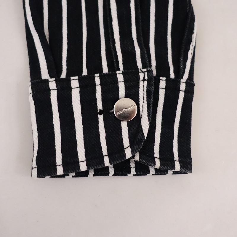 ストライプデザインコットンジャケット　マリメッコ　marimekko ピッコロ マリメッコ marimekko *Piccolo/ピッコロ ストライプジャケット*XS