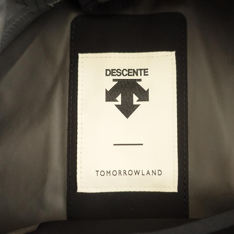 //デサント×トゥモローランド DESCENTE×TOMORROWLAND *フーデッドブルゾン*S黒パーカ羽織上着ユニセックス(jk25-2402-345)【12C42】｜drop-kaitori｜09