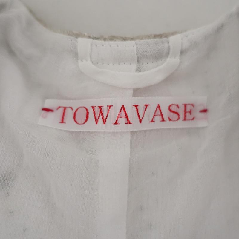 【定価13.7万】トワヴァーズ TOWAVASE *Permanent ベルベットハンドキルトローブ*Fグレー羽織コート上着(jk25-2404-202)【01E42】｜drop-kaitori｜09