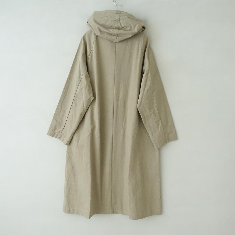 定価3.5万】ハウ HAU *コットンフーデッドキャンバスコート*F綿