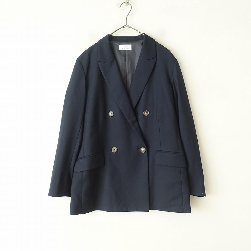 エムセブンデイズ M7days *ダブルブレストジャケット*1ネイビー エムセブンデイズ M7days *ダブルブレストジャケット*1ネイビー