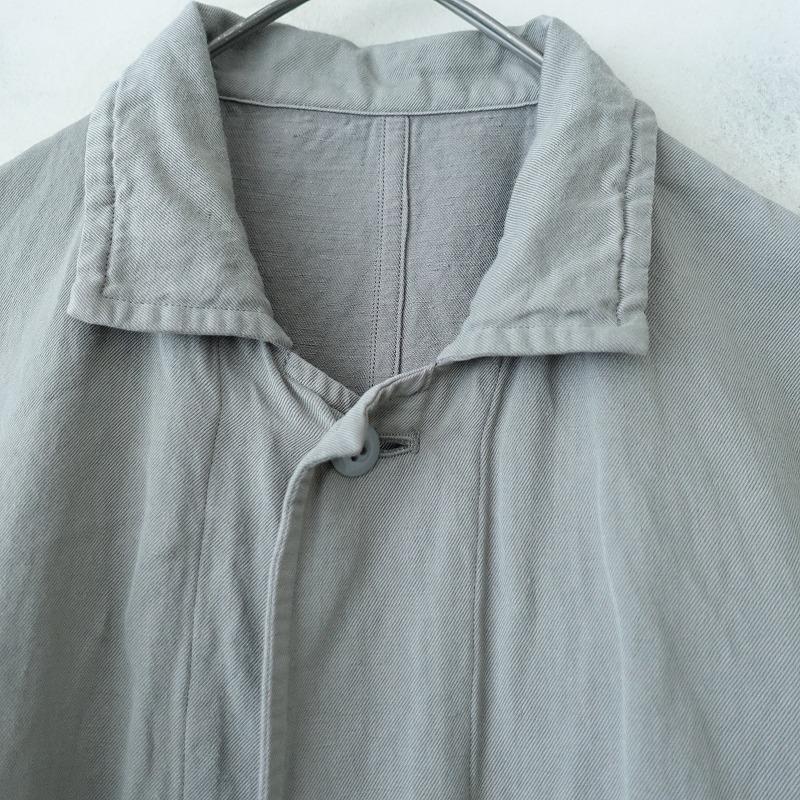 ゴーシュ 【美品/定価6万】ゴーシュ *リネンコットンツイルコート*2麻 
