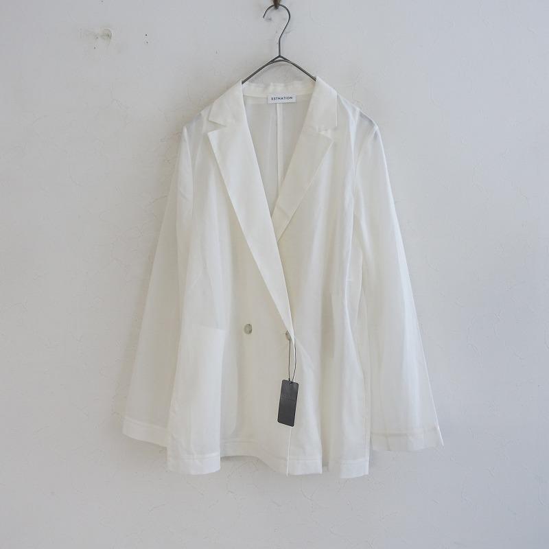 美品/定価3.3万】エストネーション ESTNATION *シアーダブルジャケット 