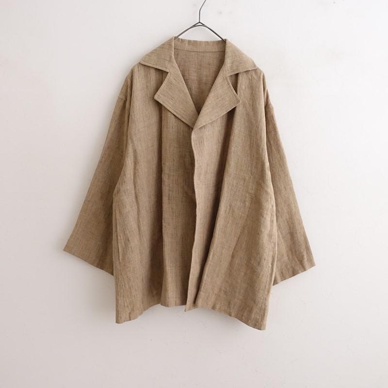 ヨーガンレール（JURGEN LEHL） *羽織ジャケット*リネン麻ベージュ上着