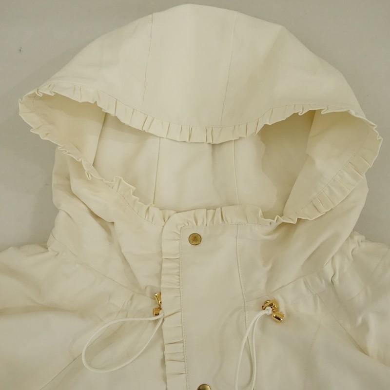 中古品】JOSEPHアイボリー フード付き ロングコート 魔法学園フード