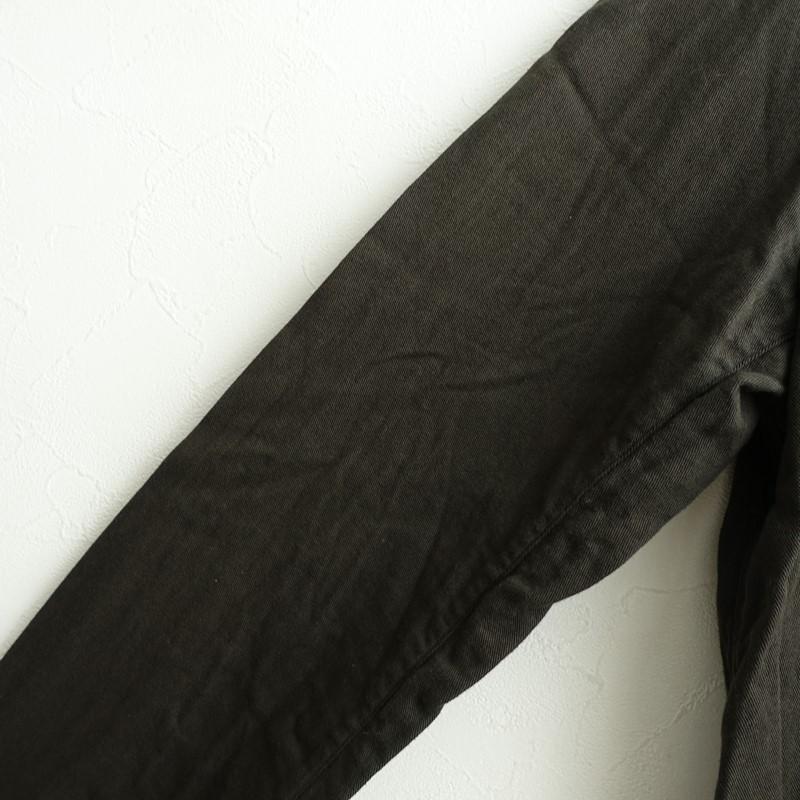 Babaghuri ババグーリ *コットンツイルコート*M綿チャコール羽織ロング