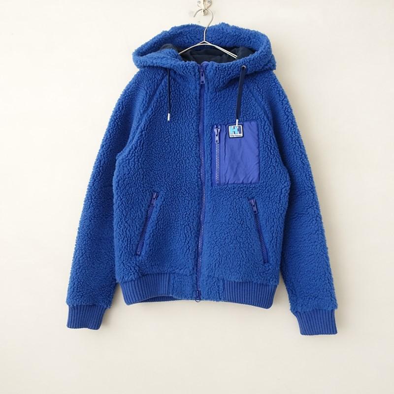 HELLY HANSEN（ヘリーハンセン） *フード付きボアジャケット*WLブルー