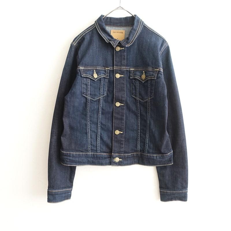 トゥルーレリジョン TRUE RELIGION *デニムジャケット*M綿コットン混