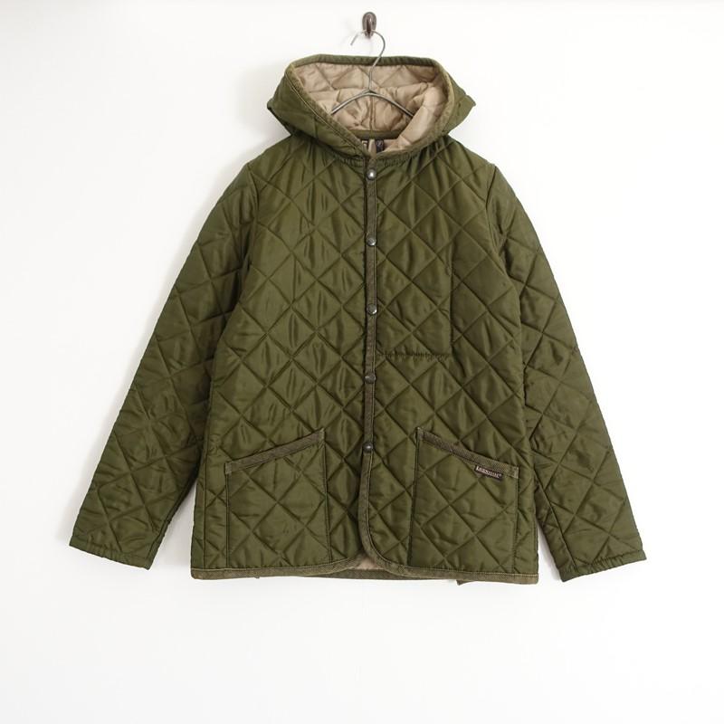 LAVENHAM（ラベンハム） *フード付きキルティングジャケット*38/50中綿