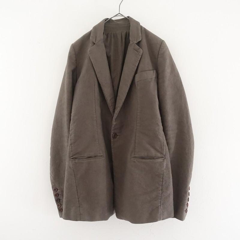 rick owens 綿ジャケット　定価15万円 Rick Owens（リック・オウエンス） *モールスキンブレザー*40/8綿