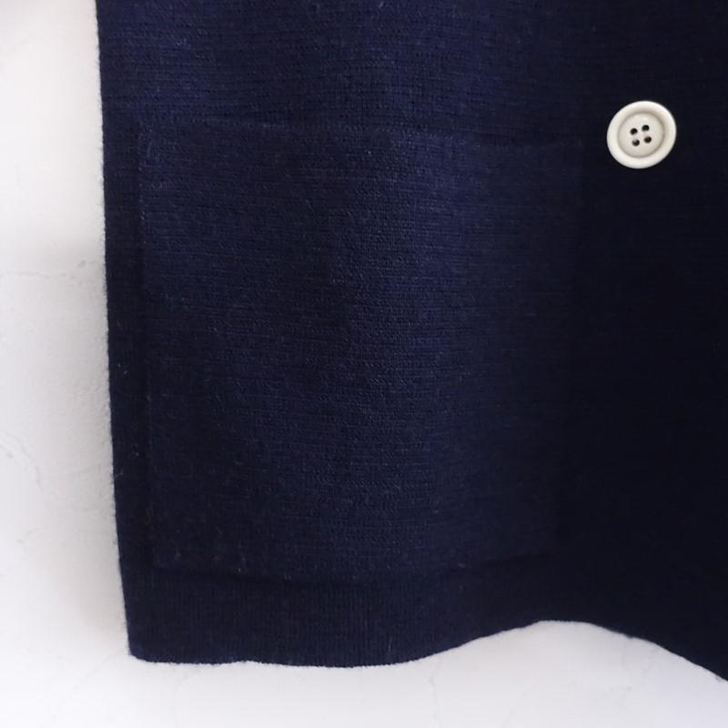 HAND ROOM（ハンドルーム） *ウールダブルボタンニットジャケット*S毛