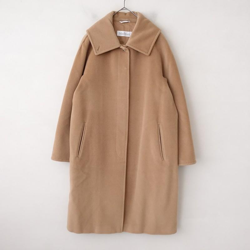 マックスマーラ MaxMara *カシミヤ混コート*44毛ウール混