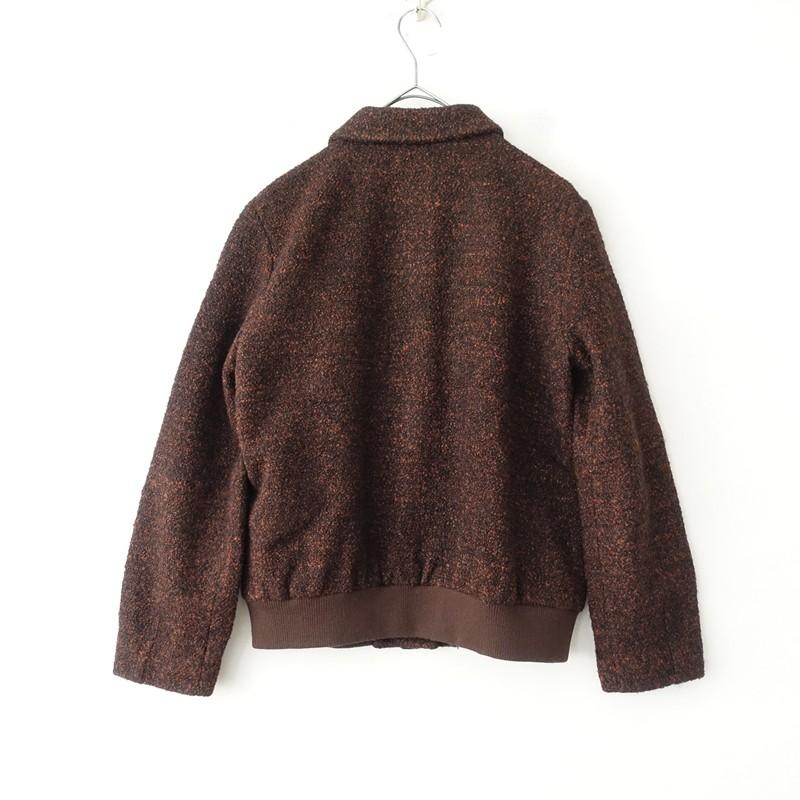 サリースコット チェリー刺繍 ジャケット Sally Scott（サリースコット） *ウール混ブークレージャケット*11AR毛