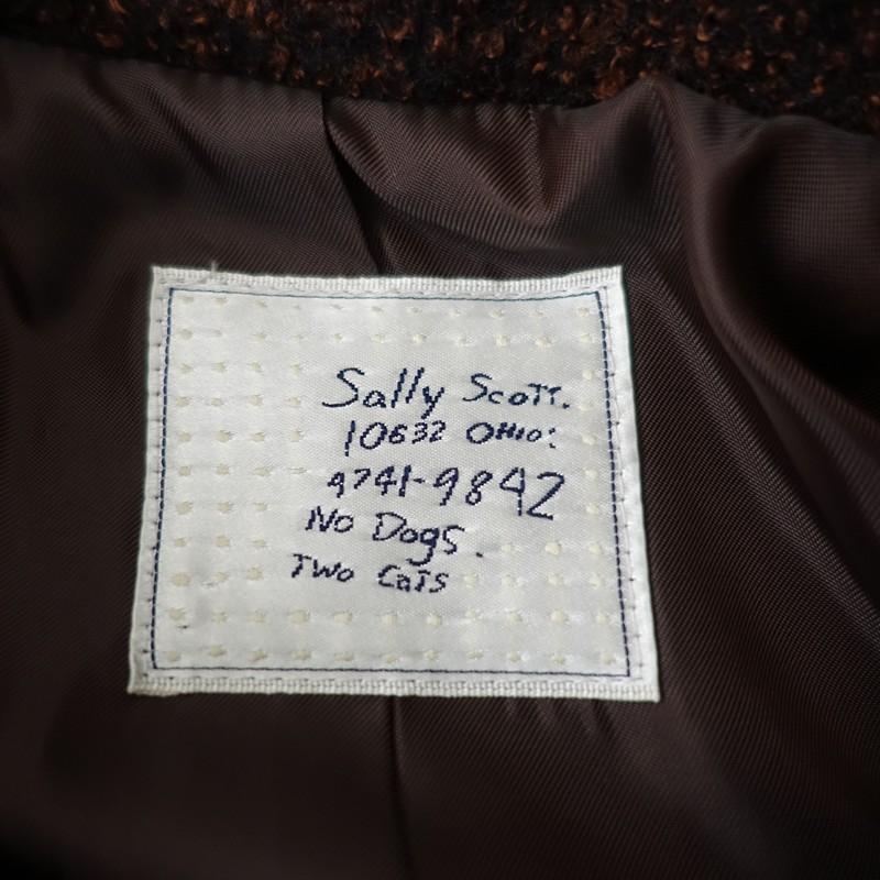 Sally Scott（サリースコット） *ウール混ブークレージャケット*11AR毛
