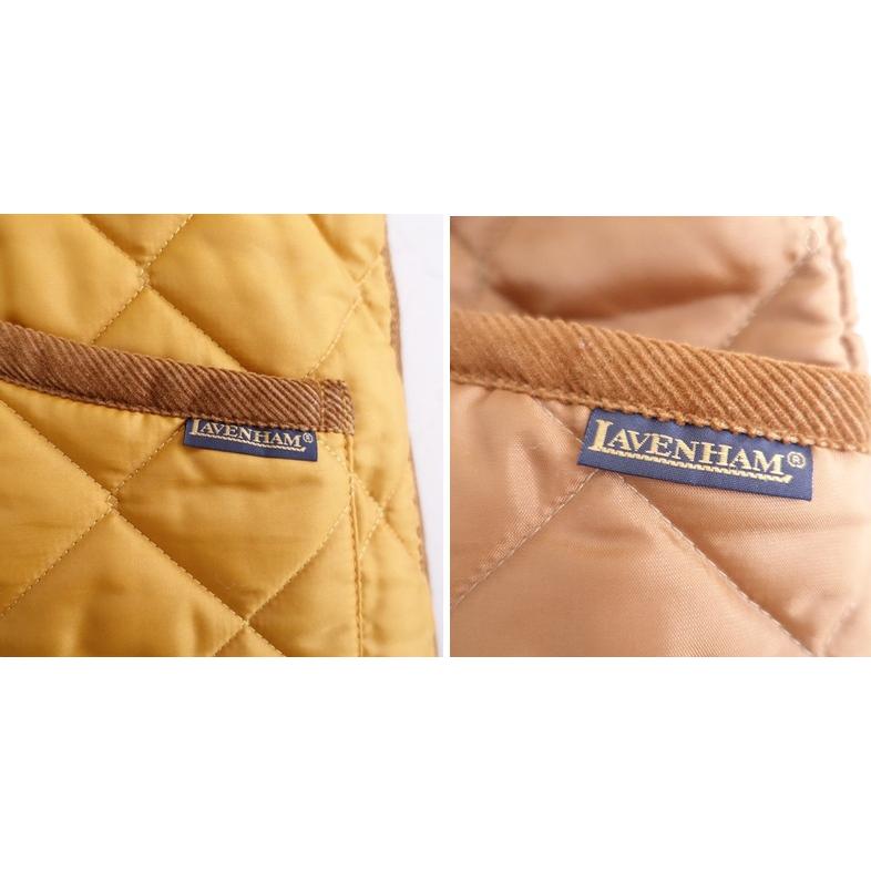 LAVENHAM（ラベンハム） *リバーシブルフード付きキルティングベスト
