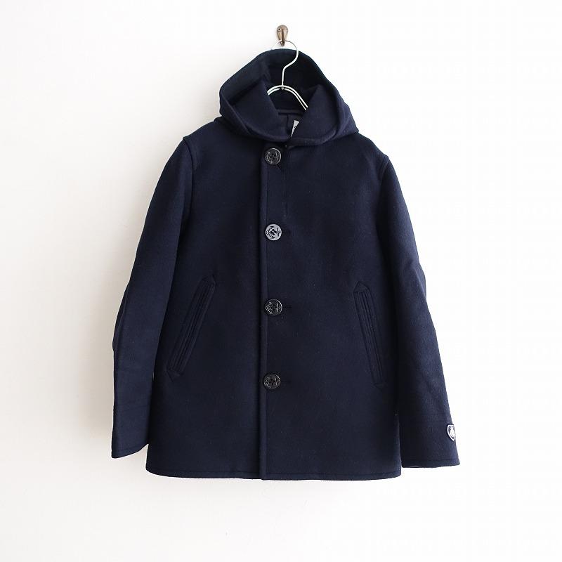 Orcival ネイビー ピーコート サイズ1 帽子付き Orcival ネイビー ピーコート サイズ1 帽子付き