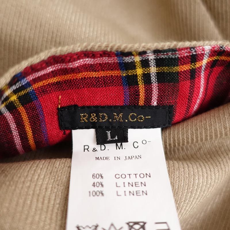 定価6.3万】オールドマンズテーラー R&D.M.Co-*カルゼクローシェボタン 