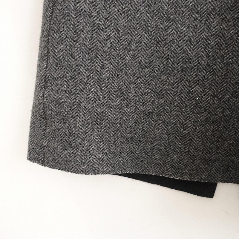 CLOTH&CROSS クロス＆クロス *ウールリバーシブルコート*メルトン圧縮 
