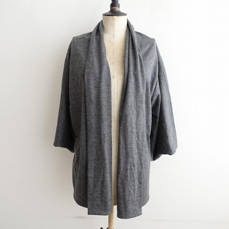 美品】ソウソウ SOU SOU*ウール小袖莢*ウール羽織ショールカラー