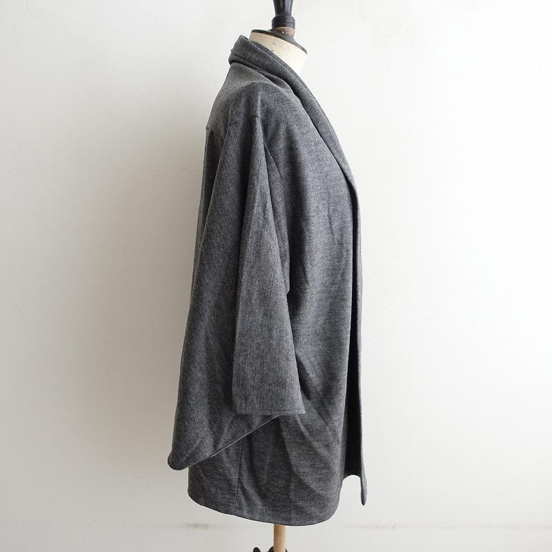 稀少！SOU・SOUソウソウ きさらぎ 羽織り ポンチョ グレー 赤紐 稀少