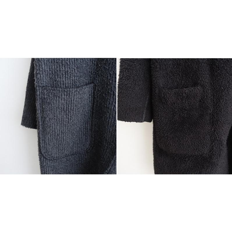 MidiUmi（ミディウミ） *リバーシブルボアコート*厚手起毛羽織アウター