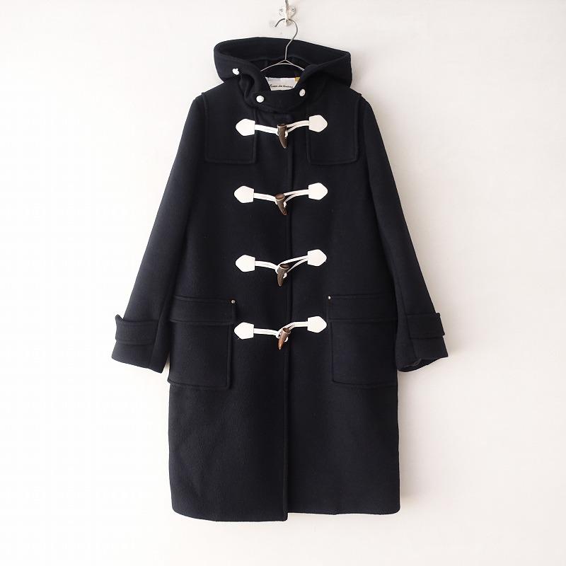 Porter des boutons ポルテデブトン porter *ウール混メルトンダッフル 